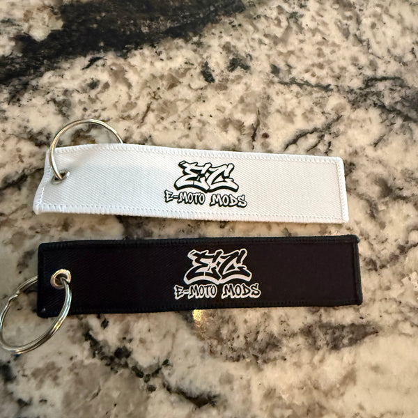 Double side EC E-Moto Mods keychain